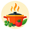 Cooked fresh daily icon